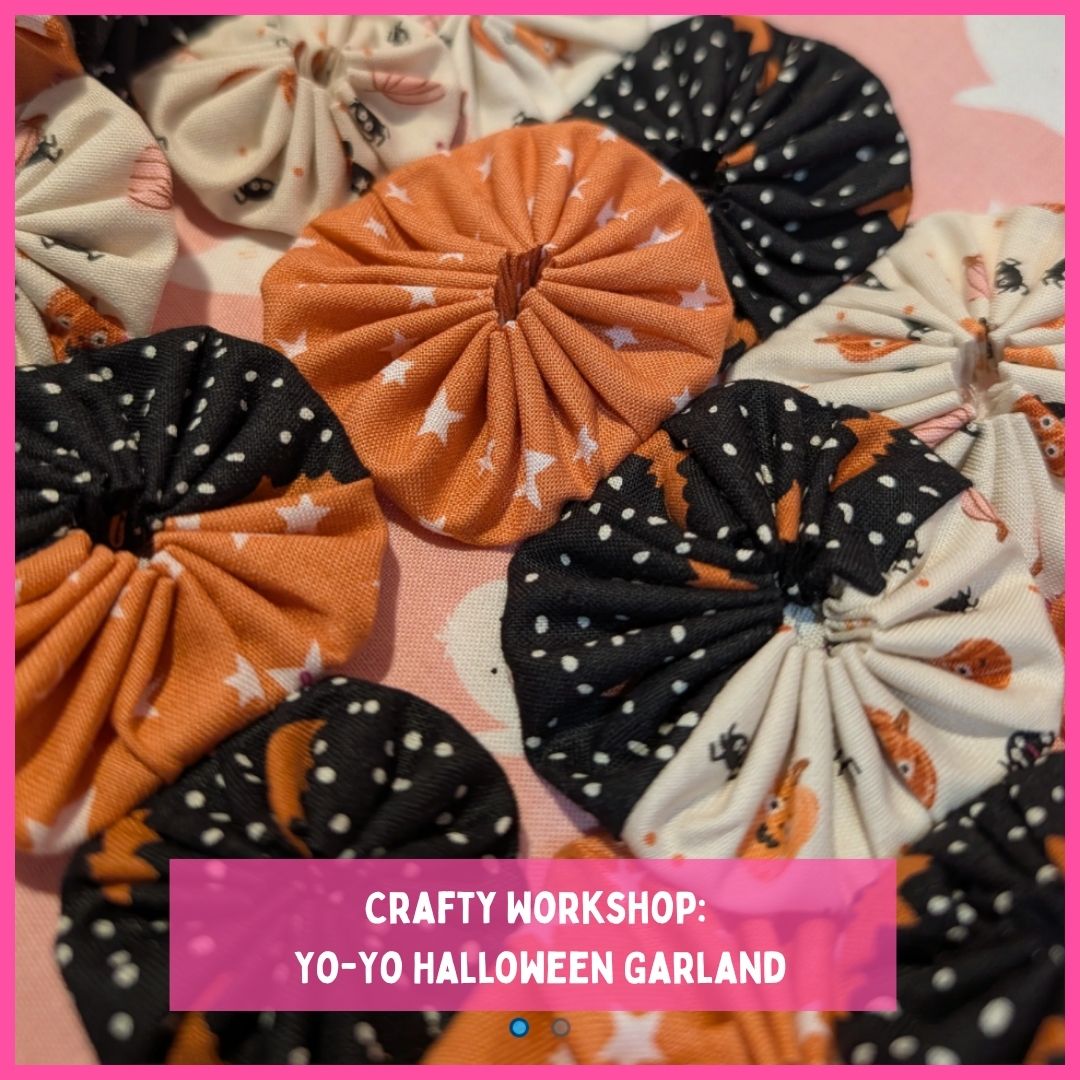 Crafty Workshop: Yo-Yo Halloween Garland