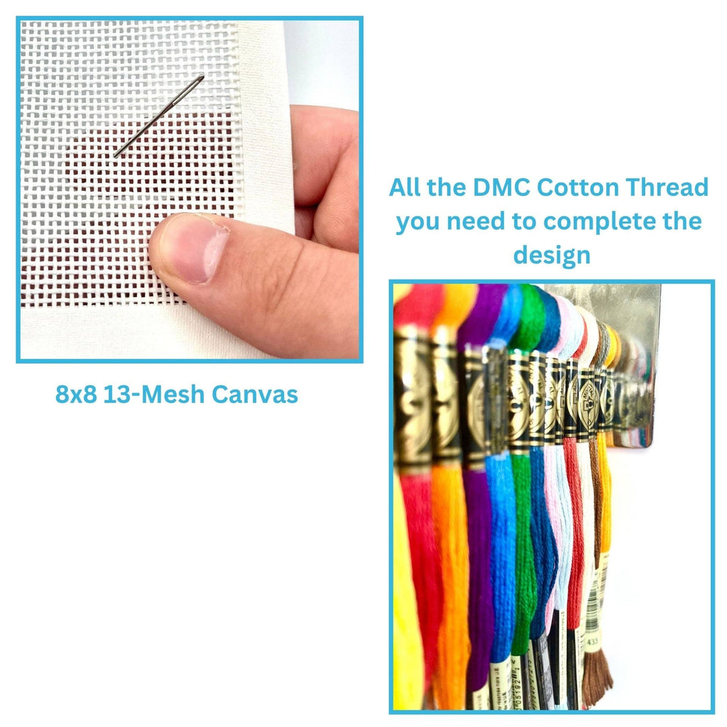Peacock Needlepoint Kit