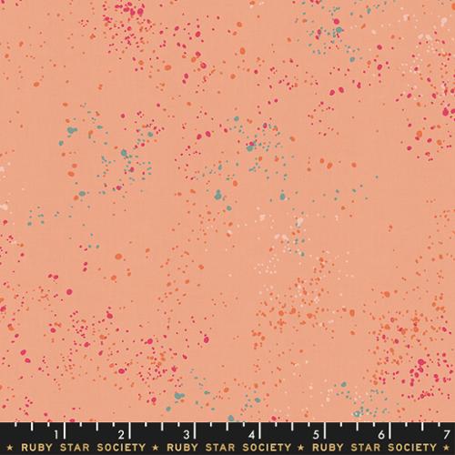 Ruby Star-Speckled Metallic Peach