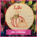 Intro to Embroidery