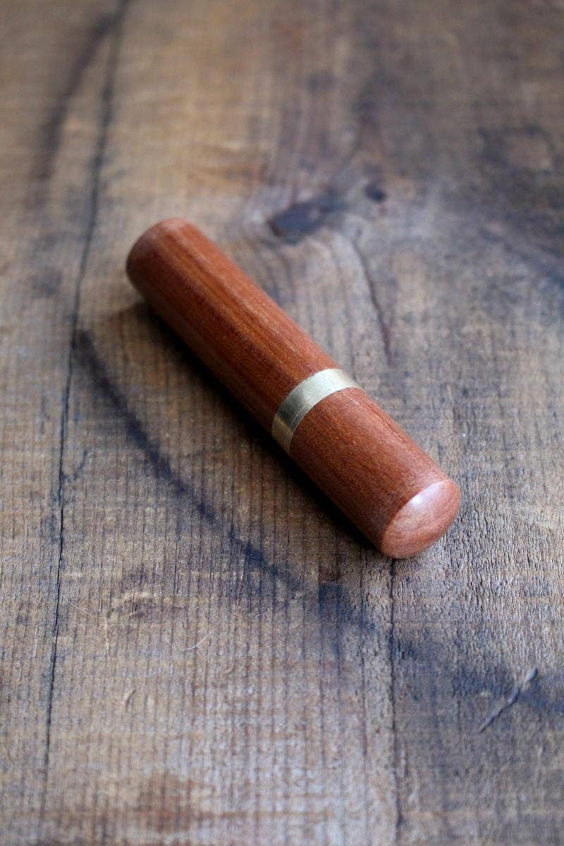 Wooden Needle Case with 3 needles
