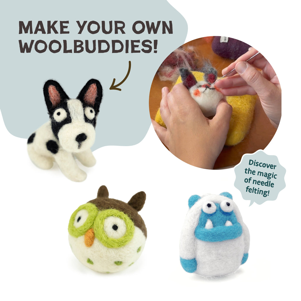 Four Season Color Wool Fiber for Needle Felting: SPRING
