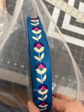 WEBBING 1/4 YARD- 1"-Sarah Watts-Flower Chain