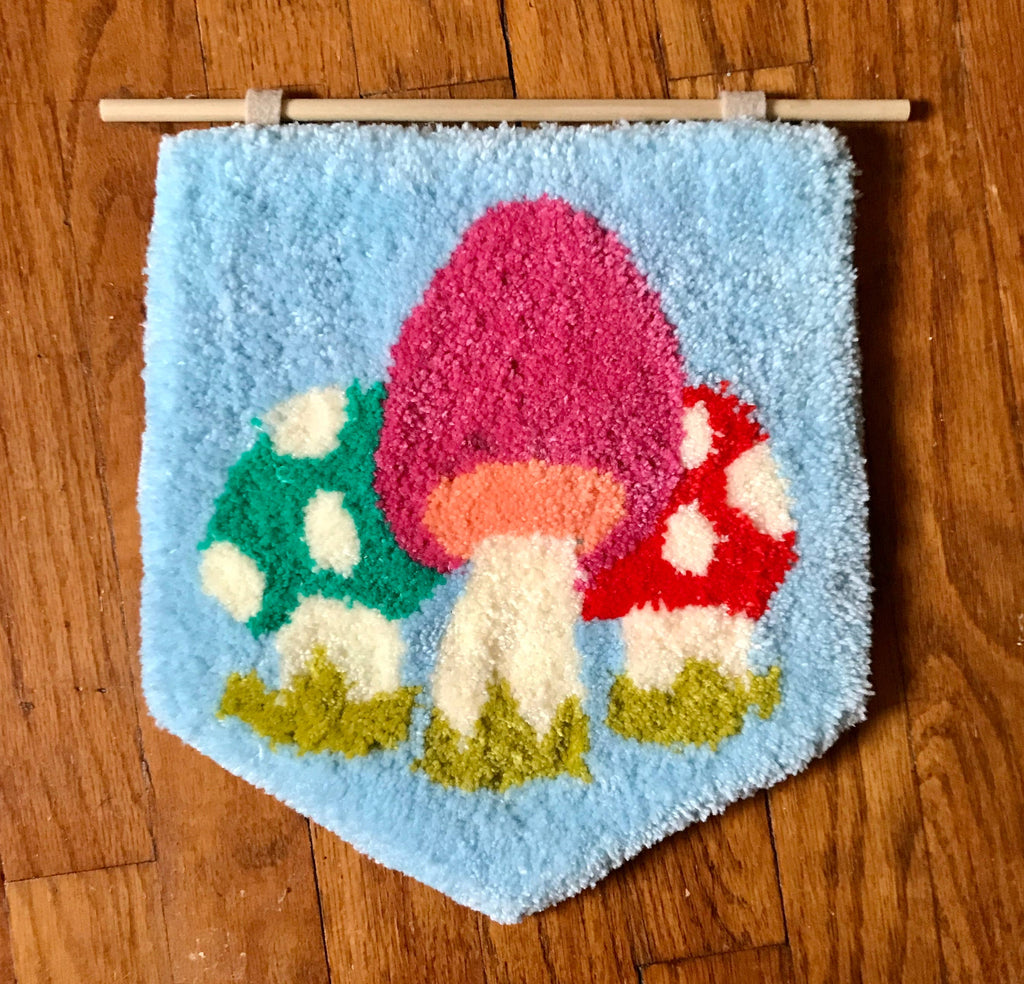 Hi Cutie Tufted Wall Flags