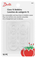 Class 15 Plastic Bobbins 10ct