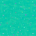 Clothworks Dark Turquoise Unicorn Love 1/4 yard