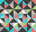 Benartex Fabrics Endless Triangles Multi 1/4 yard