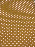Robert Kaufman - Dots-A-Lot Brown/Pink 1/4 yard
