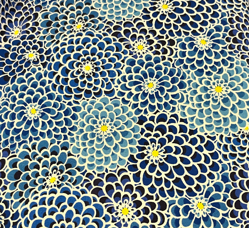 Keepsake Calico- Packed Dahlia Ball fabric
