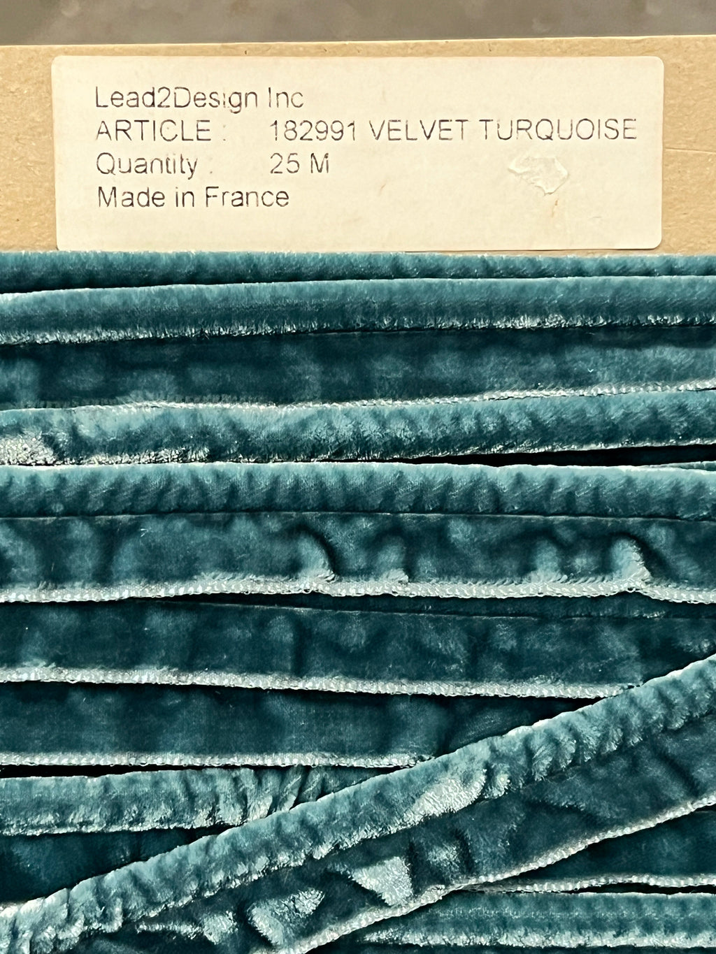 Velvet Piping