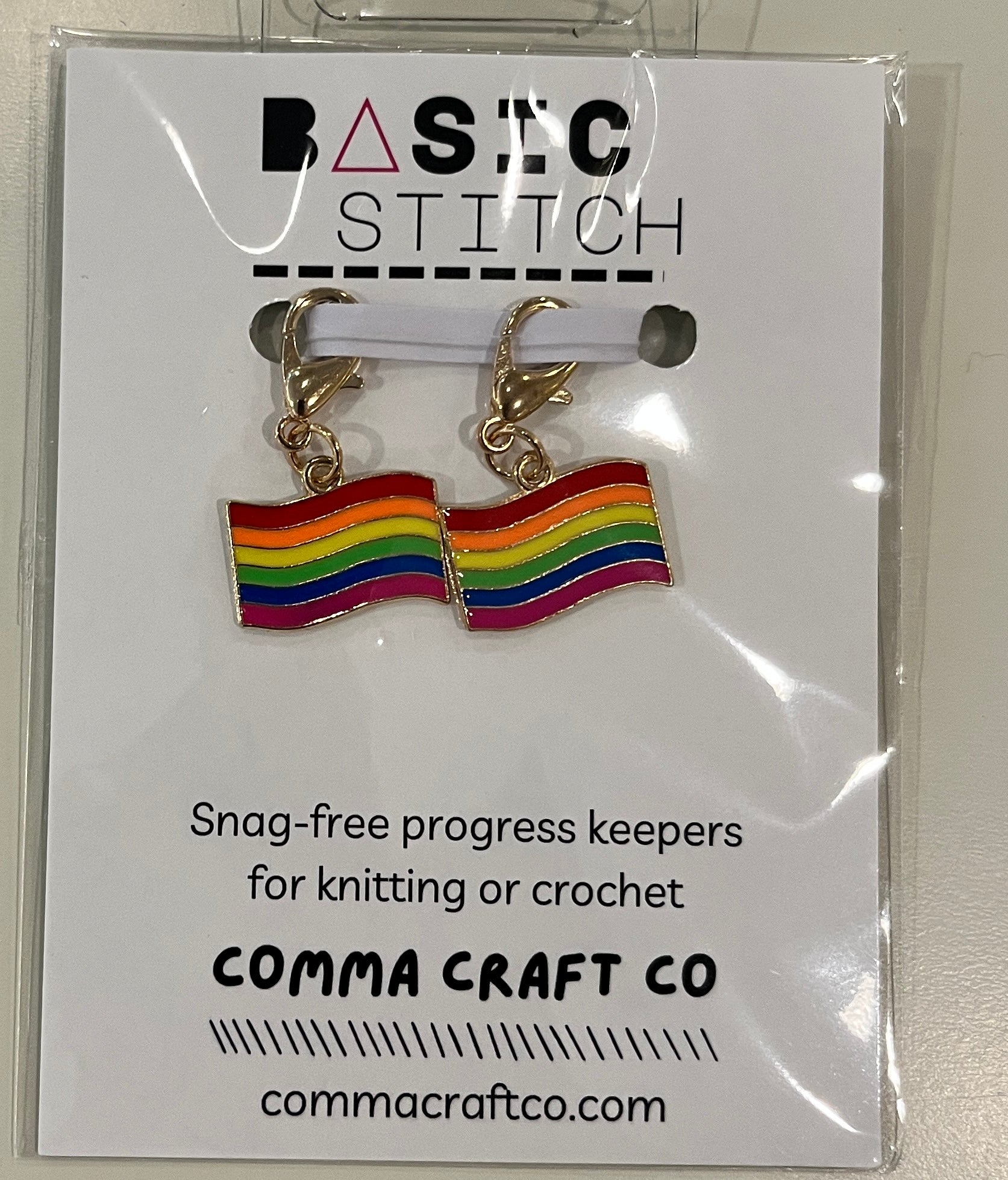 Basic Stitch Set Snag-Free Metal Stitch Markers Cat + Hearts