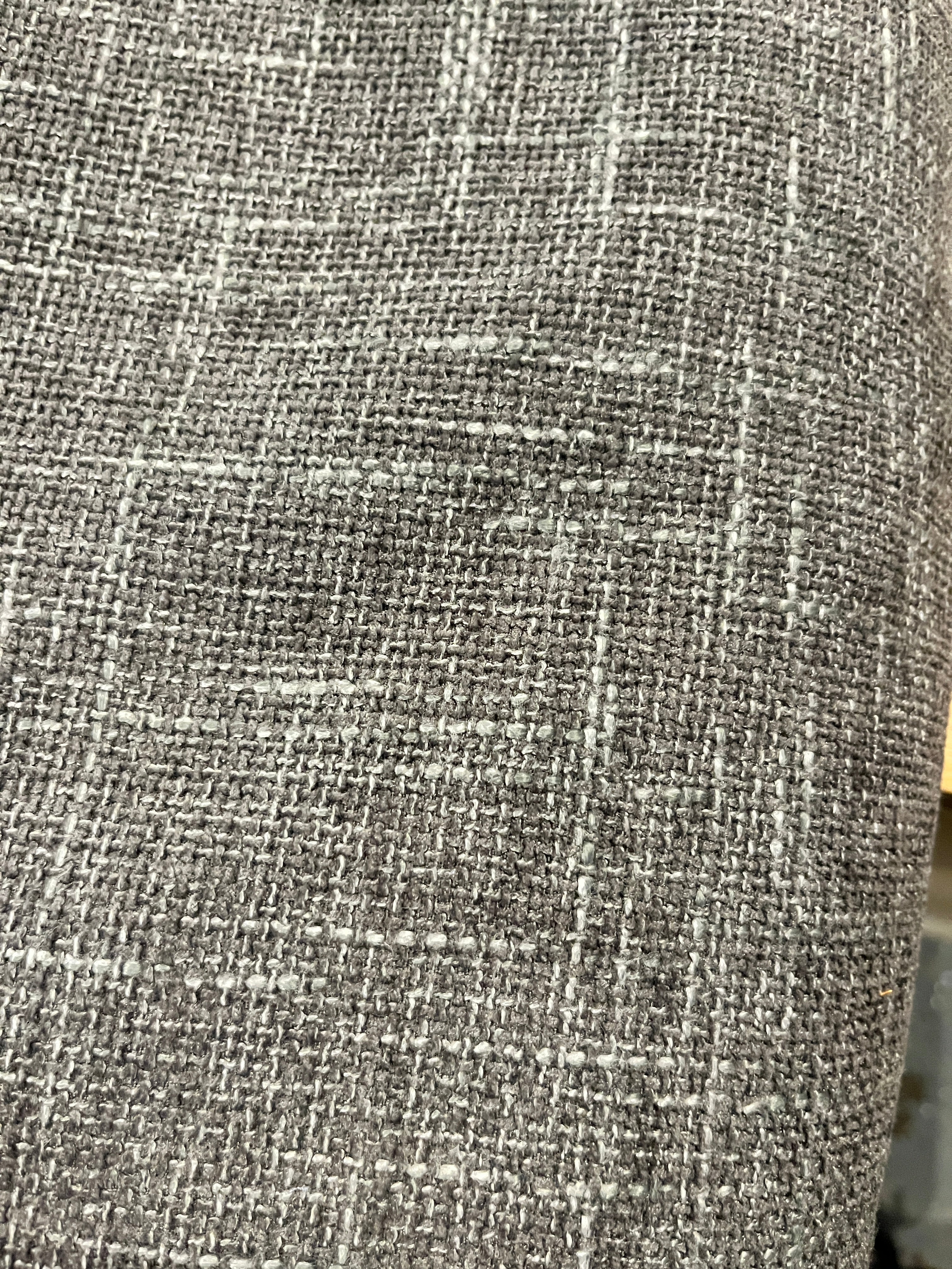 Nick of Time Upholstery Fabric Charcoal Faux Linen