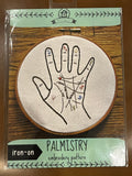 CozyBlue - Palmistry Embroidery Pattern Iron-On