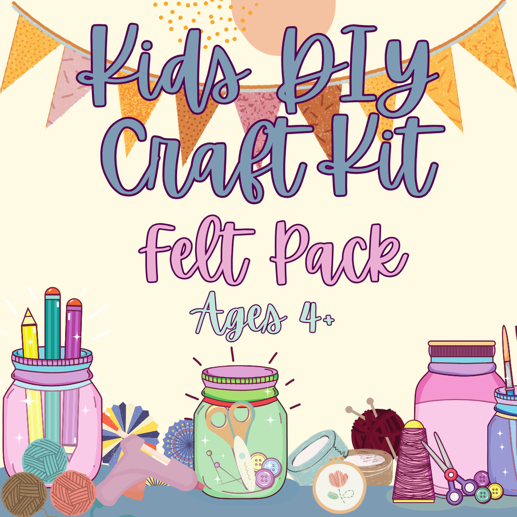 Recycled kid craft kits