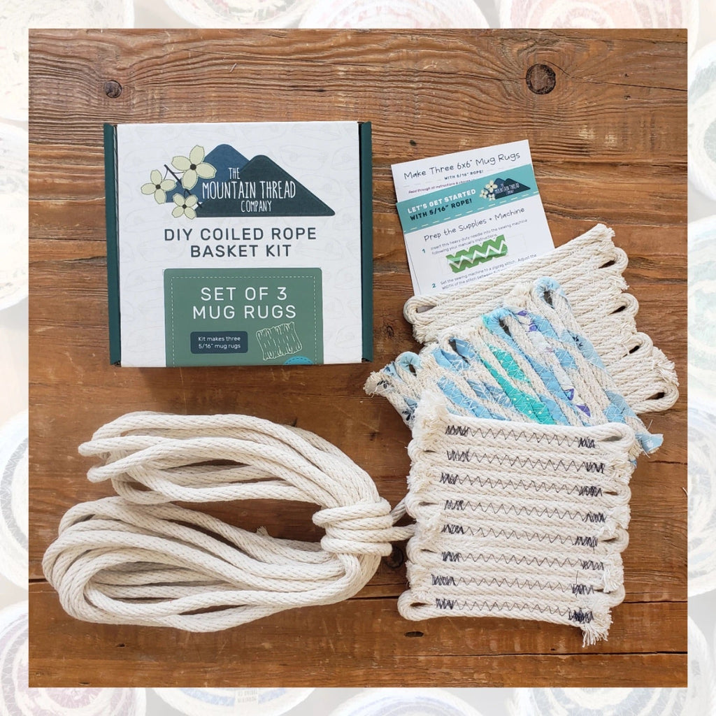 The Mountain Thread Company DIY Coiled Rope Basket Kits