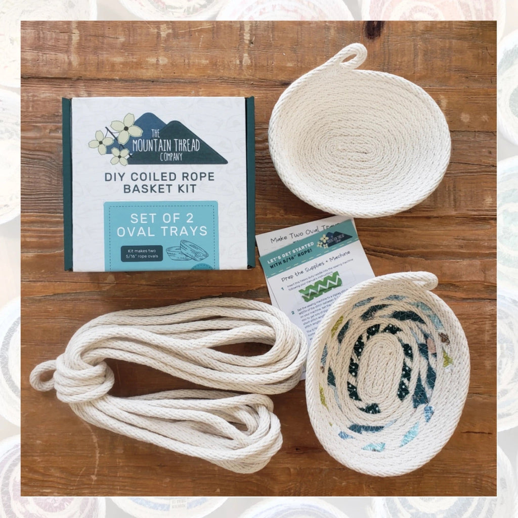 The Mountain Thread Company DIY Coiled Rope Basket Kits