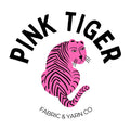 Pink Tiger Round Sticker