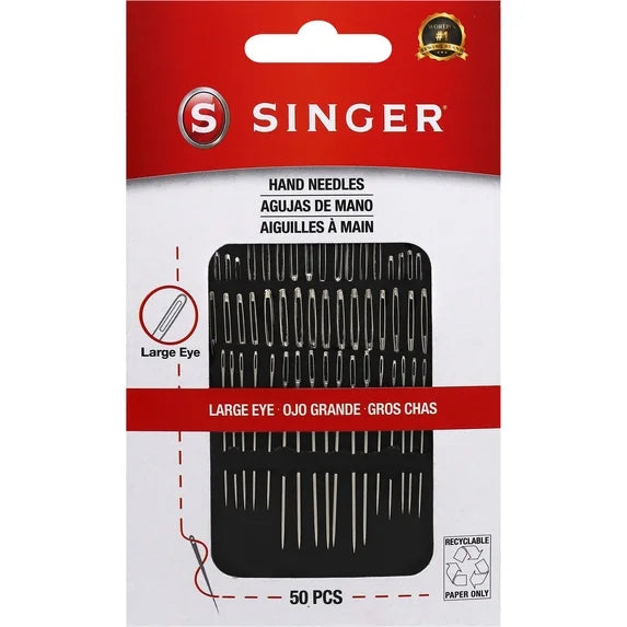 Singer Hand Sewing Assorted Needles 50 pack