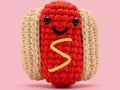 Frank the Hot Dog Crochet Kit