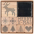 Christmas Cross Stitch Stamp Set