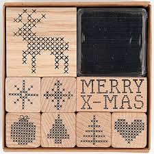 Christmas Cross Stitch Stamp Set
