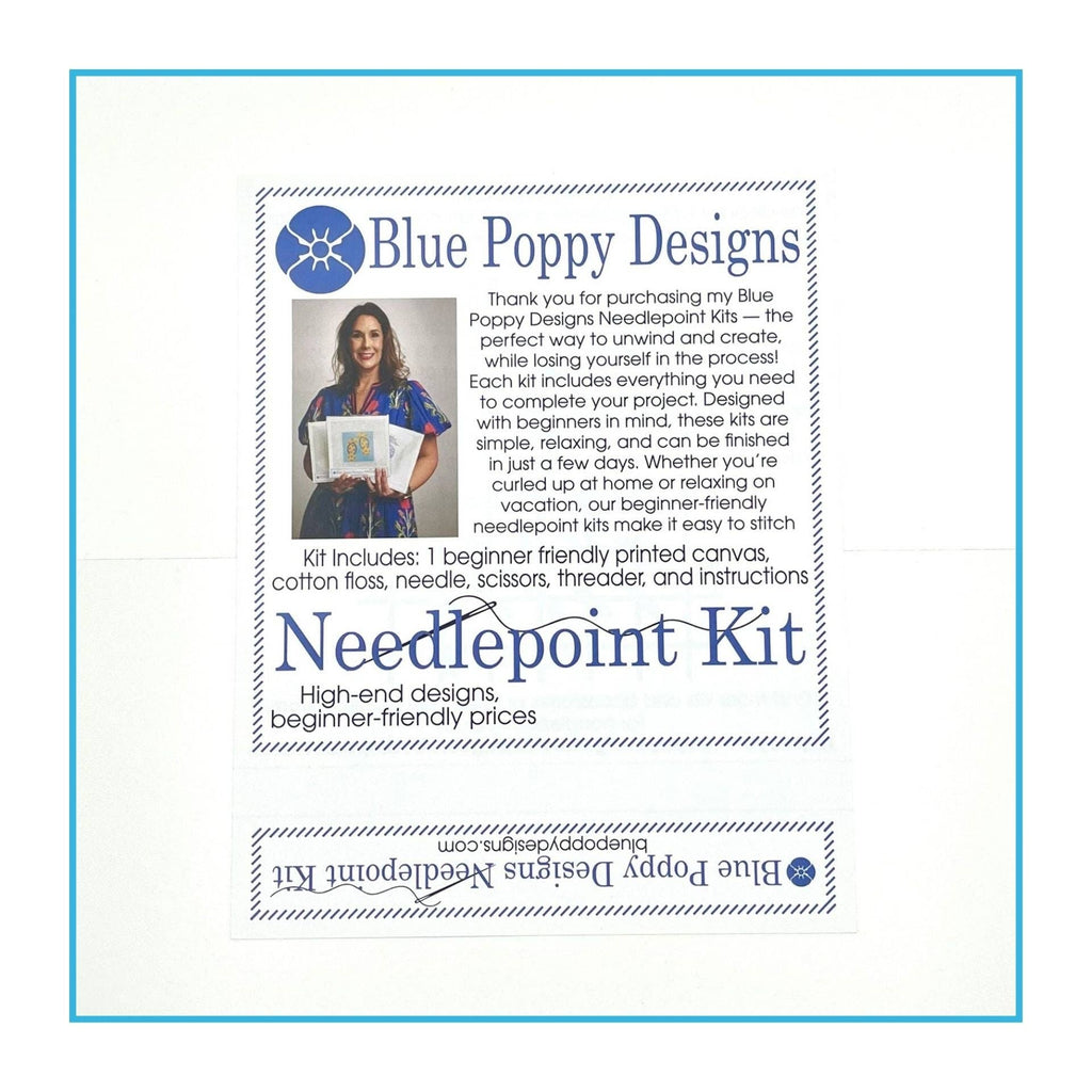 Peacock Needlepoint Kit