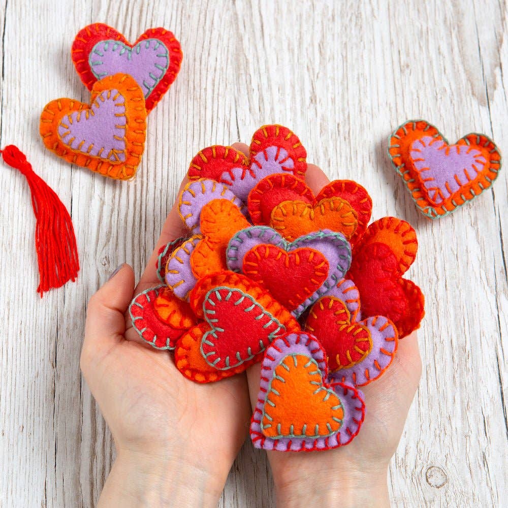 Handful of Hearts Felt Craft Kit