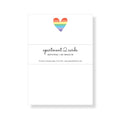 Rainbow Heart 4.75x6.5" Notepad