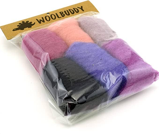 Corriedale Wool Fiber Sampler – Natural Roving for Spinning : Brown