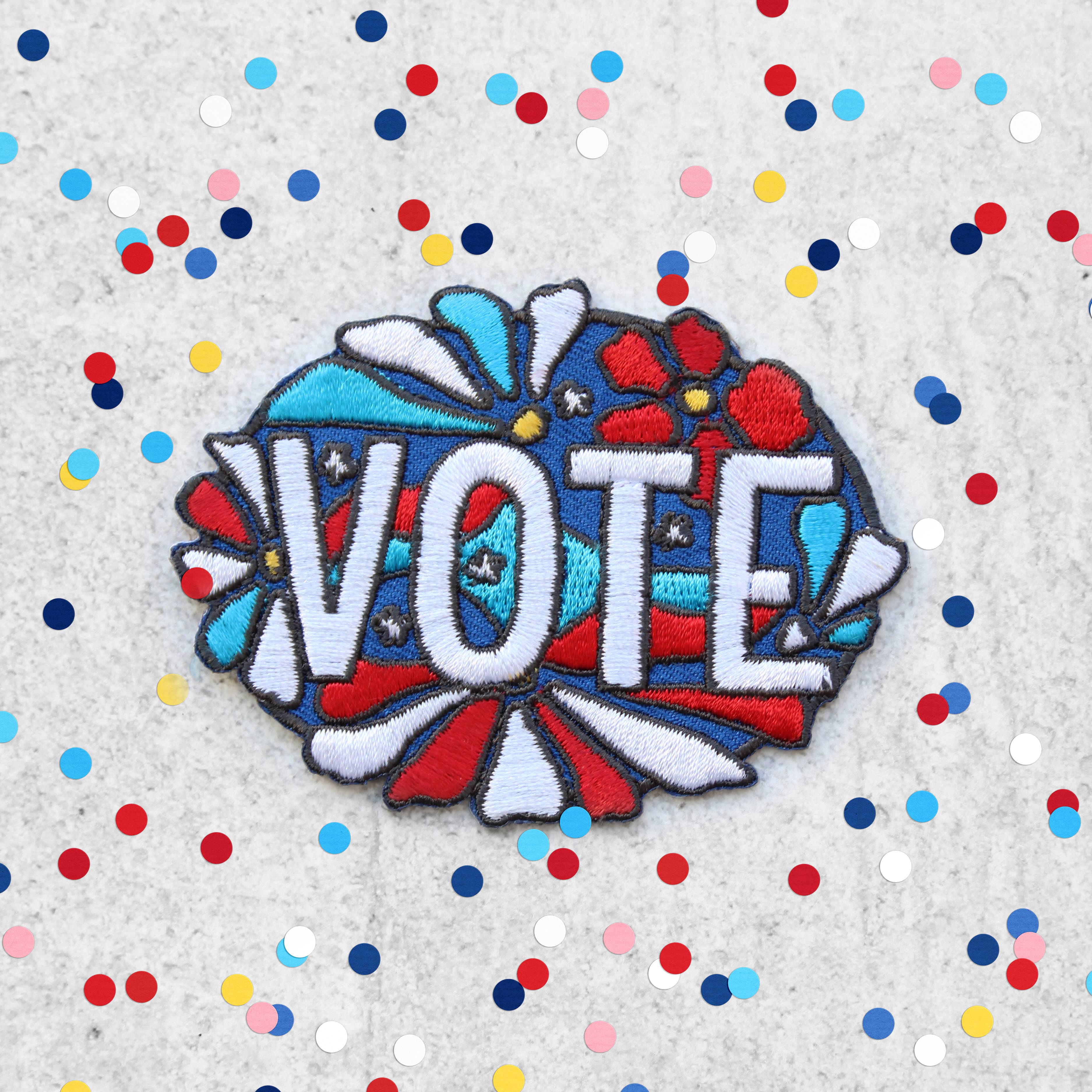 VOTE Iron On Patch