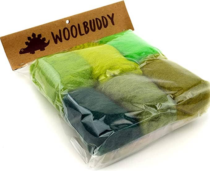 Corriedale Wool Fiber Sampler – Natural Roving for Spinning : Brown
