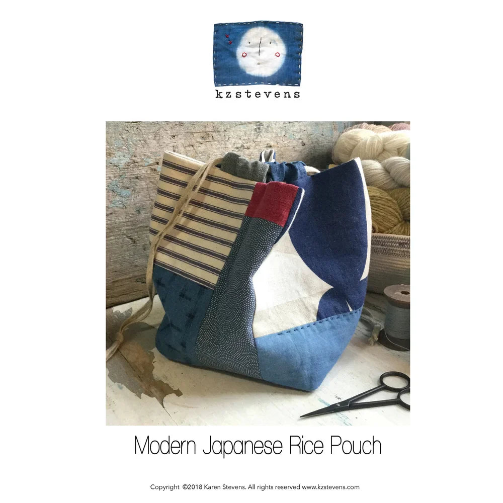 Kzstevens - Modern Japanese Rice Bag (Komebukuro) Sewing Pattern