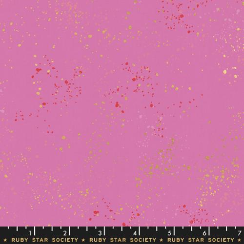 Ruby Star-Speckled Fabric
