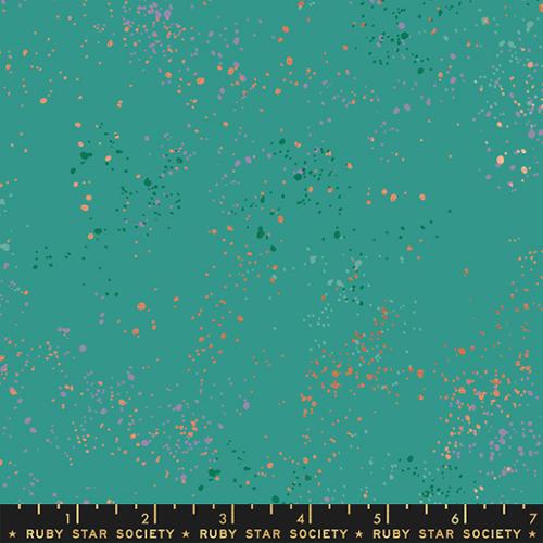 Ruby Star-Speckled Fabric