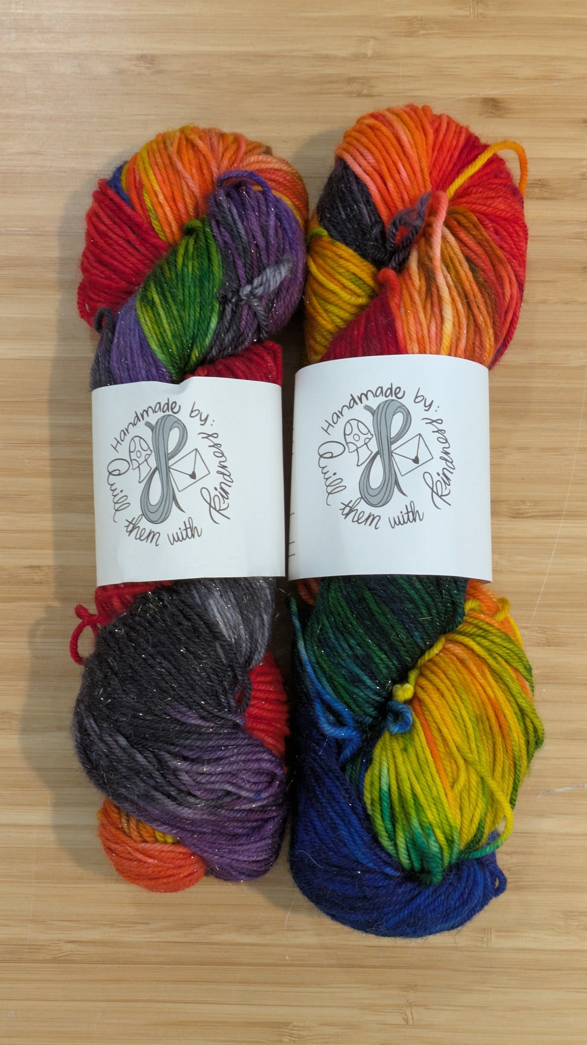 Quill them with Kindness DK Merino, Nylon & Stellina