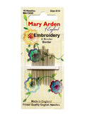 Mary Arden Embroidery Needles Sizes 5/10